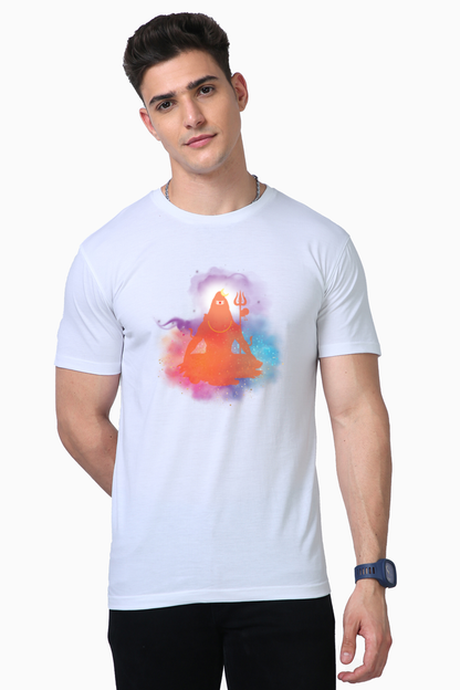 Unisex Supima Cotton T shirt - Cosmic Shiva