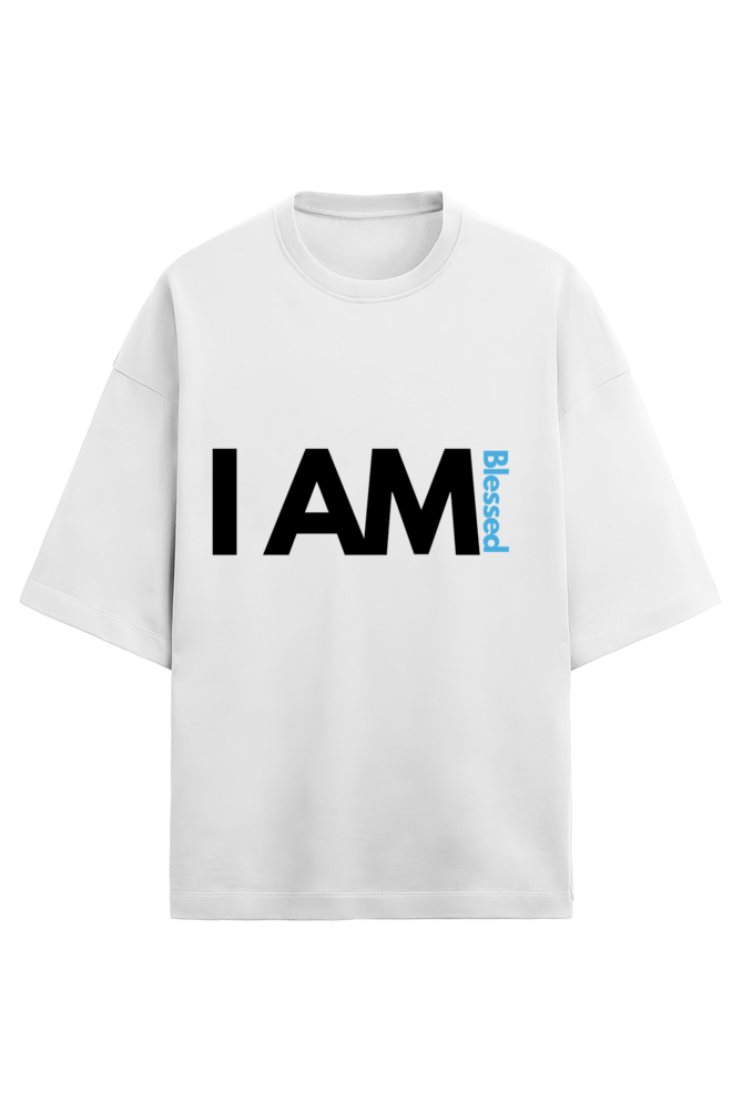 Unisex Oversized Cotton Terry Gen Z T shirts - I Am Blessed