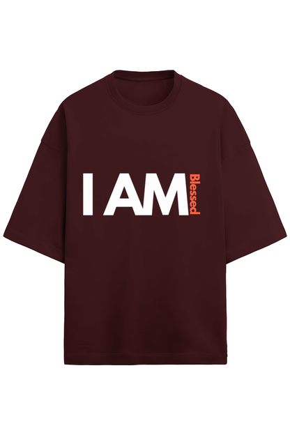 Unisex Oversized Cotton Terry Gen Z T shirts - I am blessed