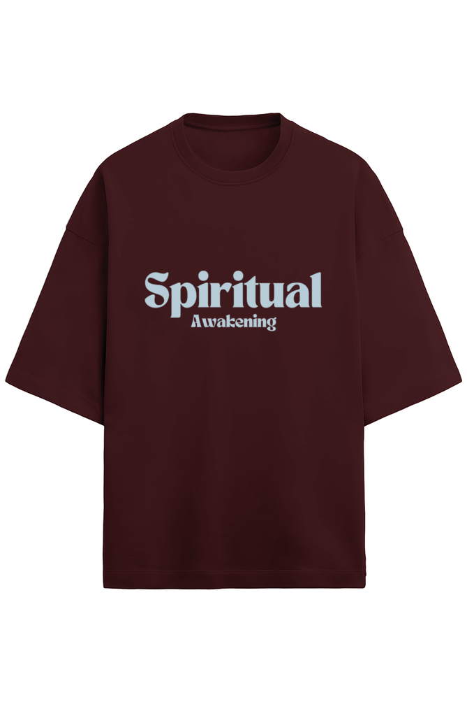 Unisex Oversized Cotton Terry Gen Z T shirts - Spiritual Awakening