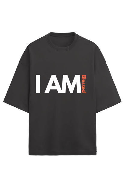 Unisex Oversized Cotton Terry Gen Z T shirts - I am blessed