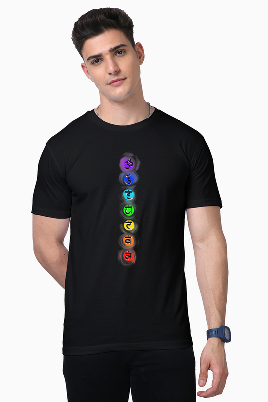 Unisex Supima Cotton T shirt - Chakras