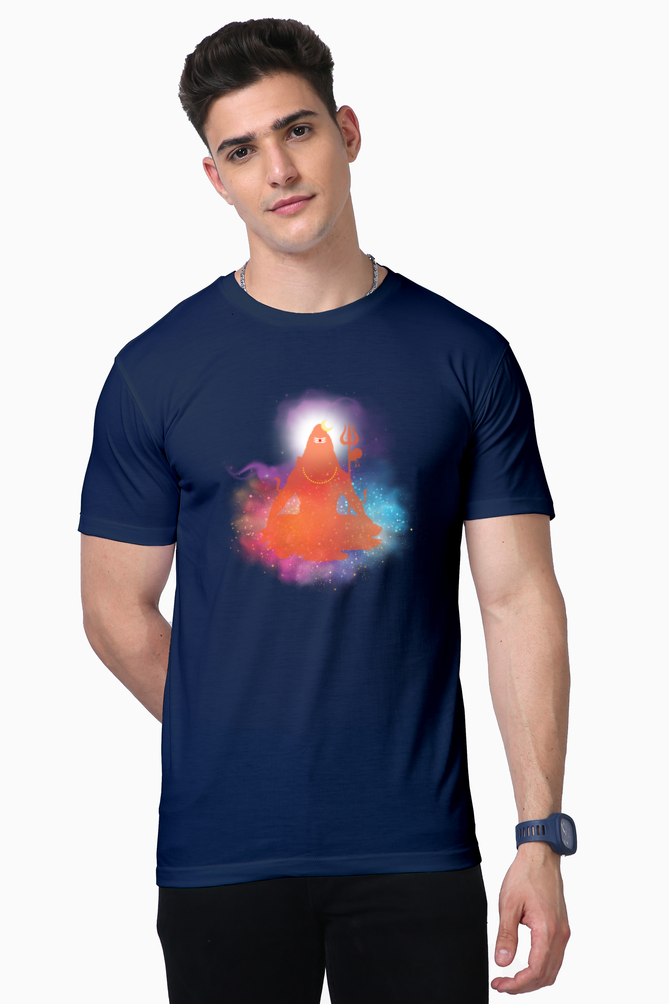 Unisex Supima Cotton T shirt - Cosmic Shiva