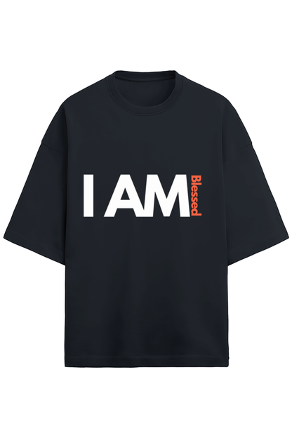 Unisex Oversized Cotton Terry Gen Z T shirts - I am blessed