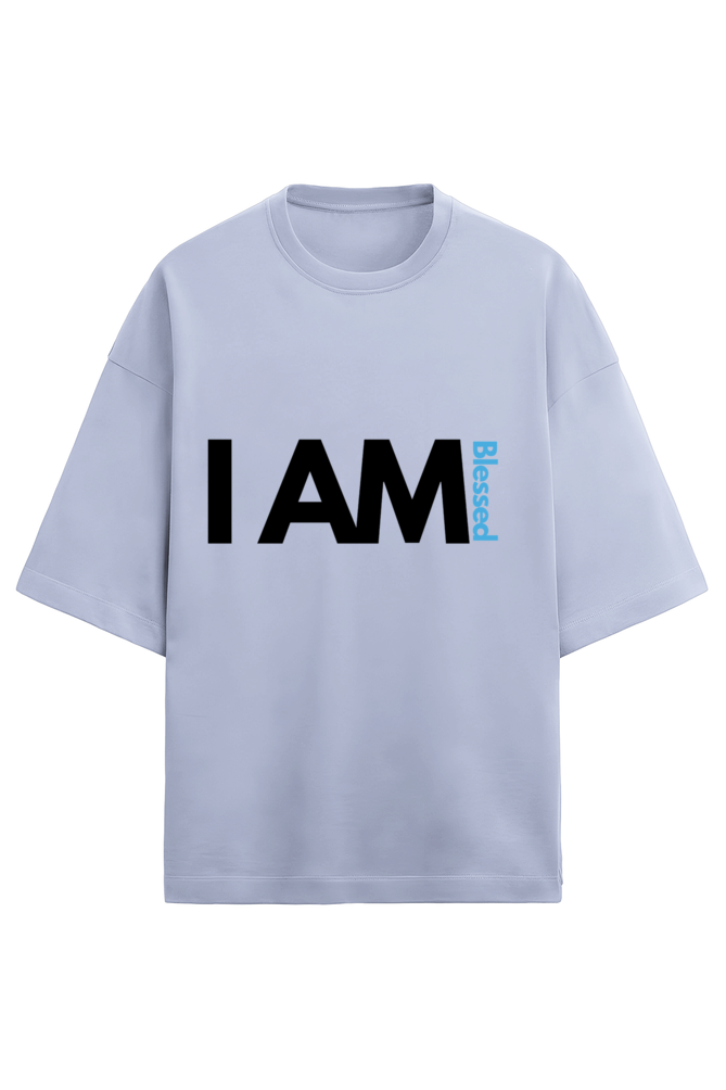 Unisex Oversized Cotton Terry Gen Z T shirts - I Am Blessed