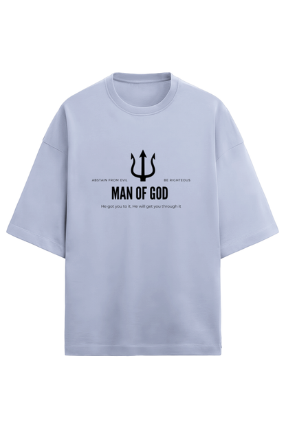 Unisex Oversized Cotton Terry Gen Z T shirts - Man of God