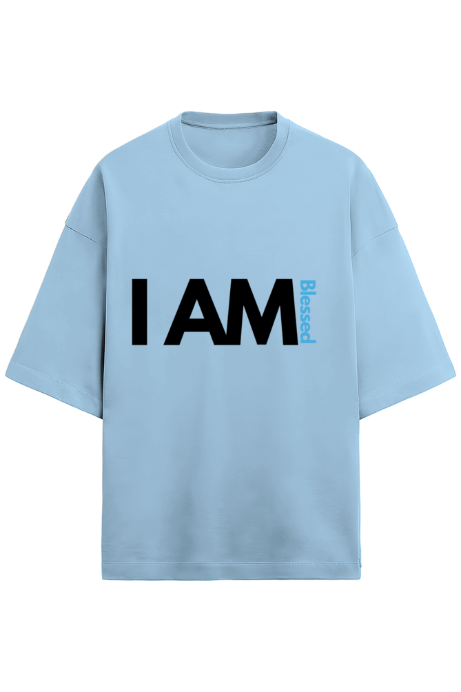 Unisex Oversized Cotton Terry Gen Z T shirts - I Am Blessed